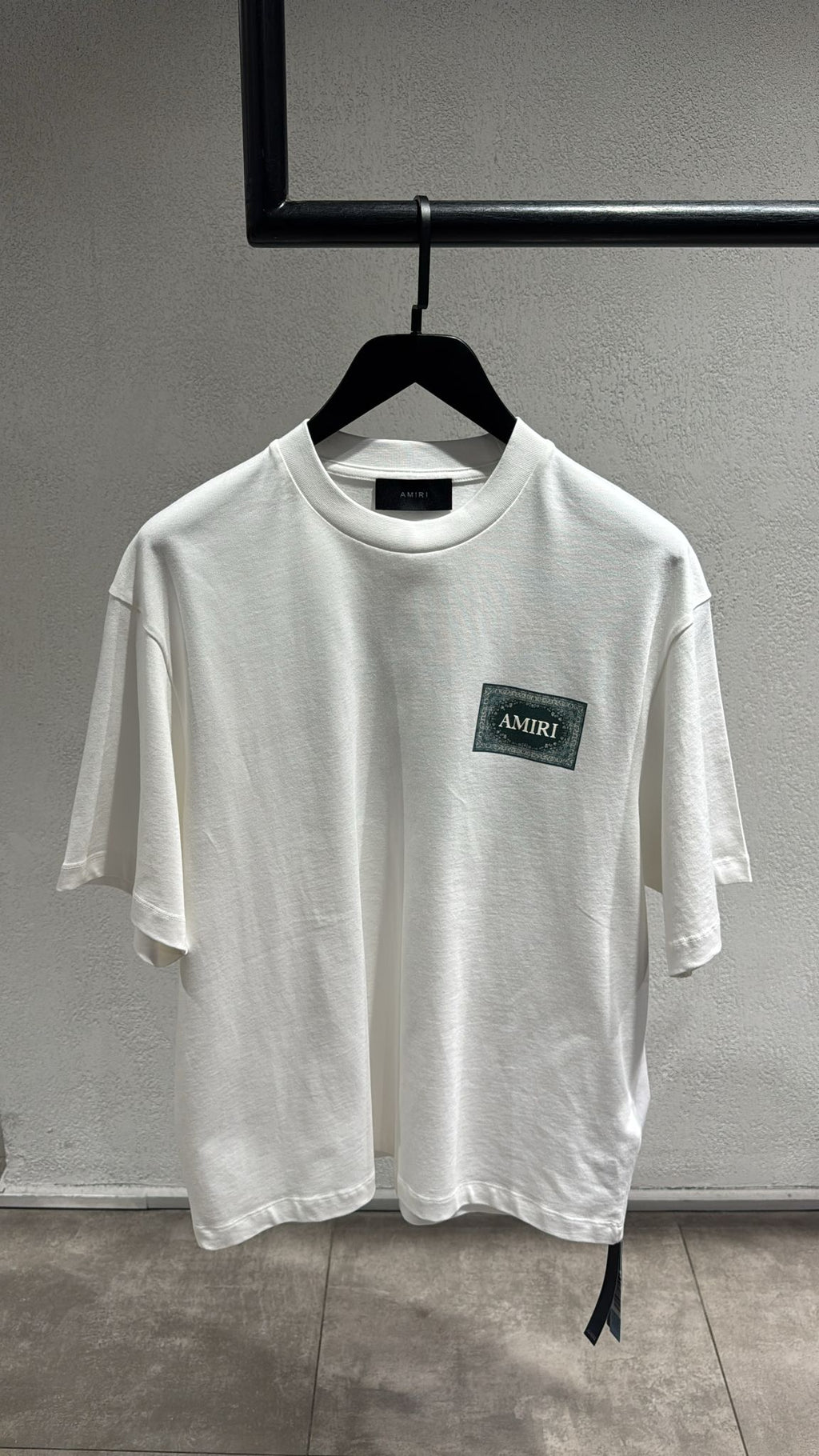 Premium Oversize Fit Tee - Black/White