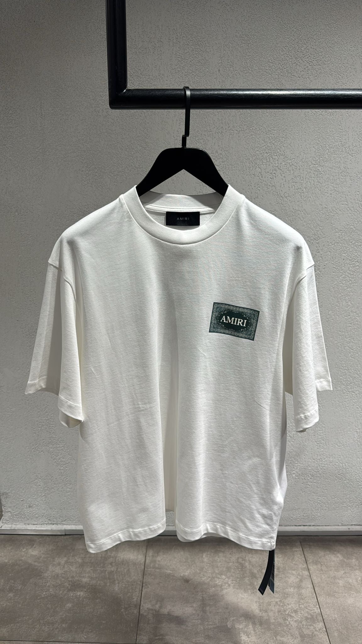 Premium Oversize Fit Tee - Black/White
