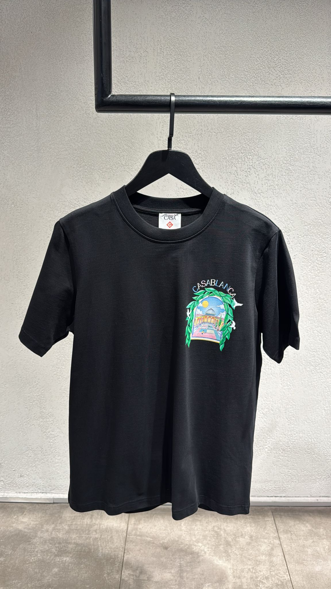 Premium Oversize Fit Tee - Black/White