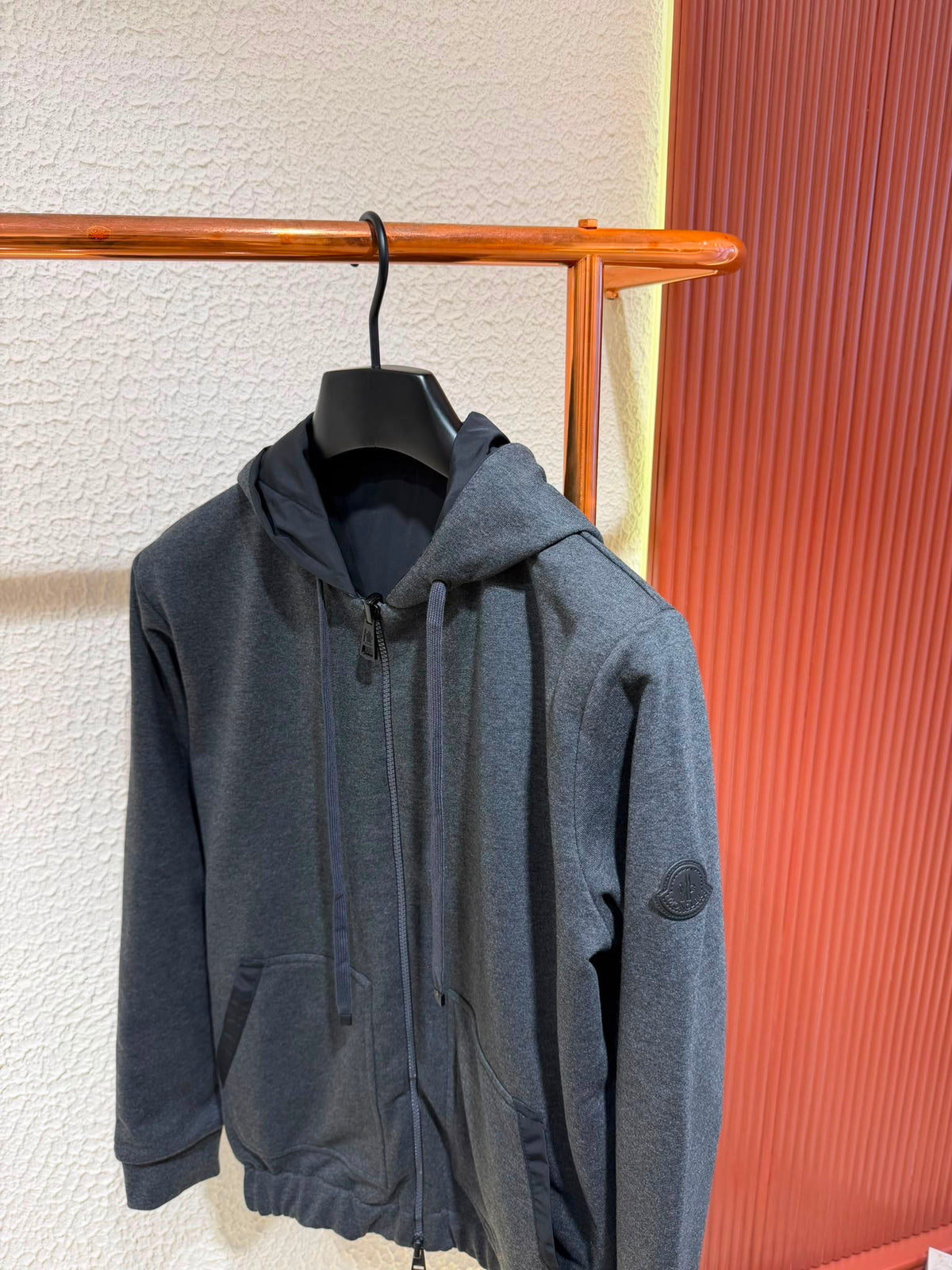 MNC Grey Reversible Zip Jacket