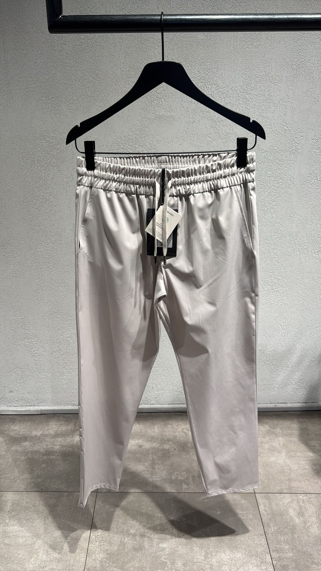 Men's Oversize Parachute Trousers - Off White