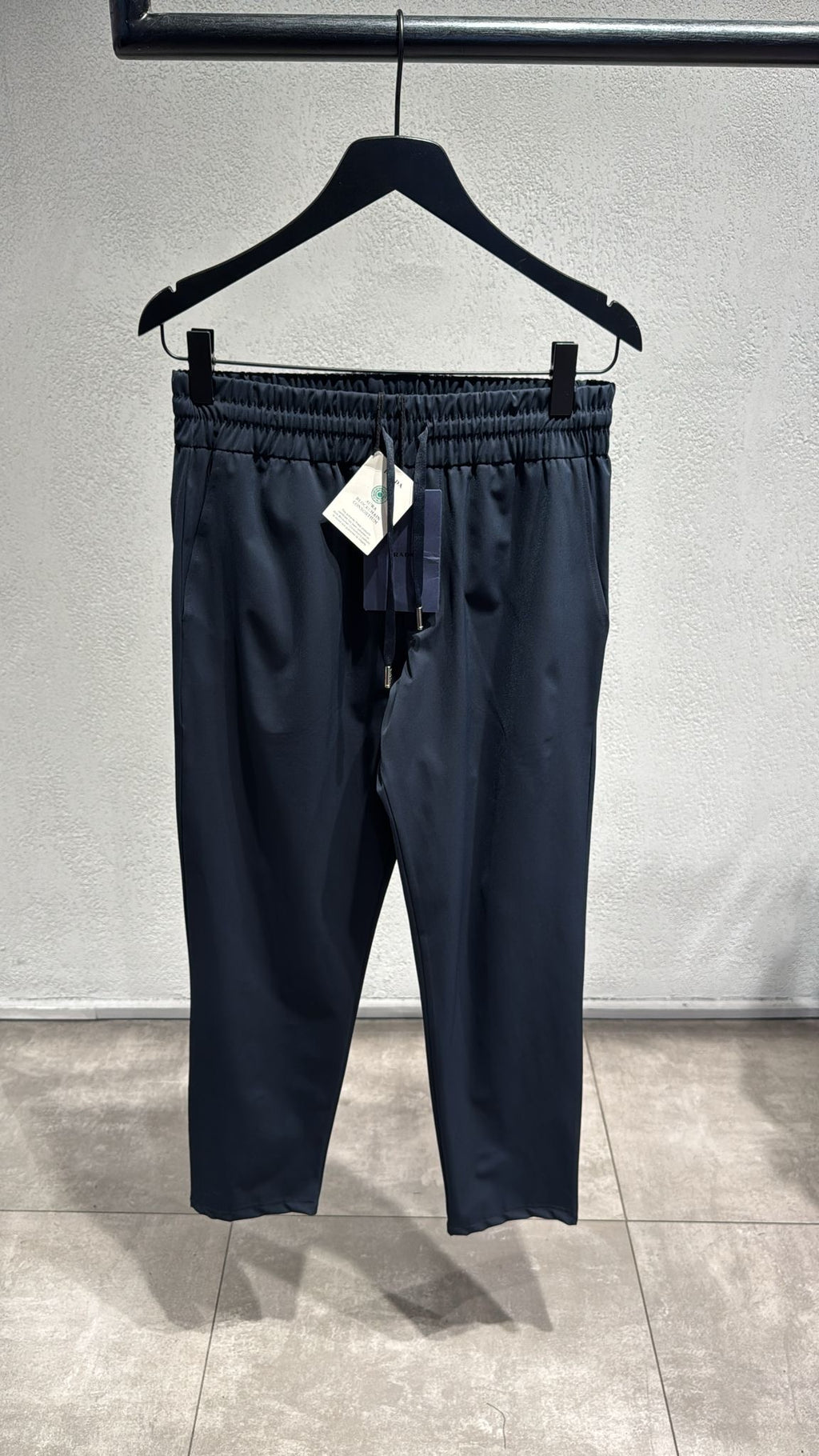 Men's Oversize Parachute Trousers - Navy Blue