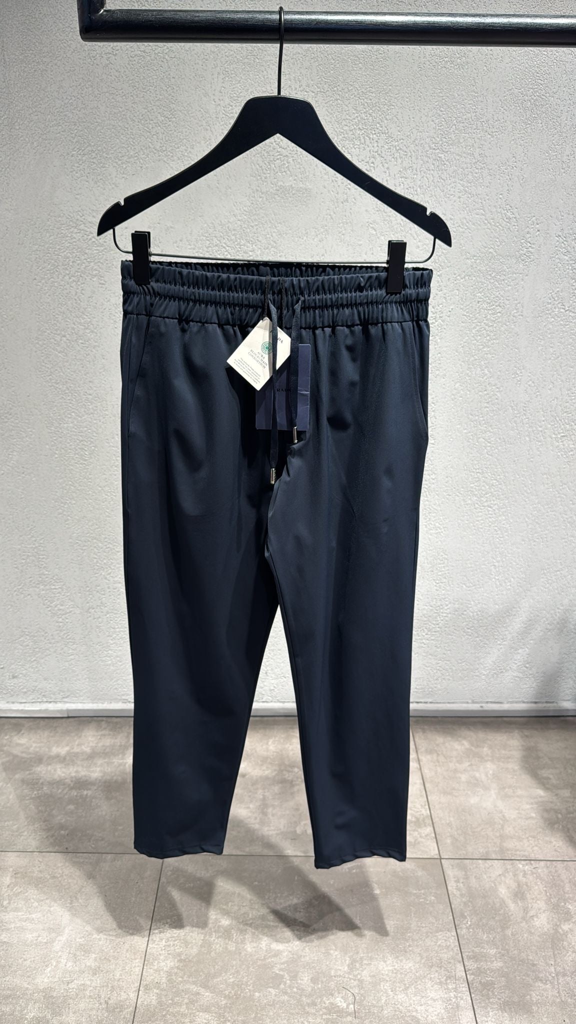 Men's Oversize Parachute Trousers - Navy Blue