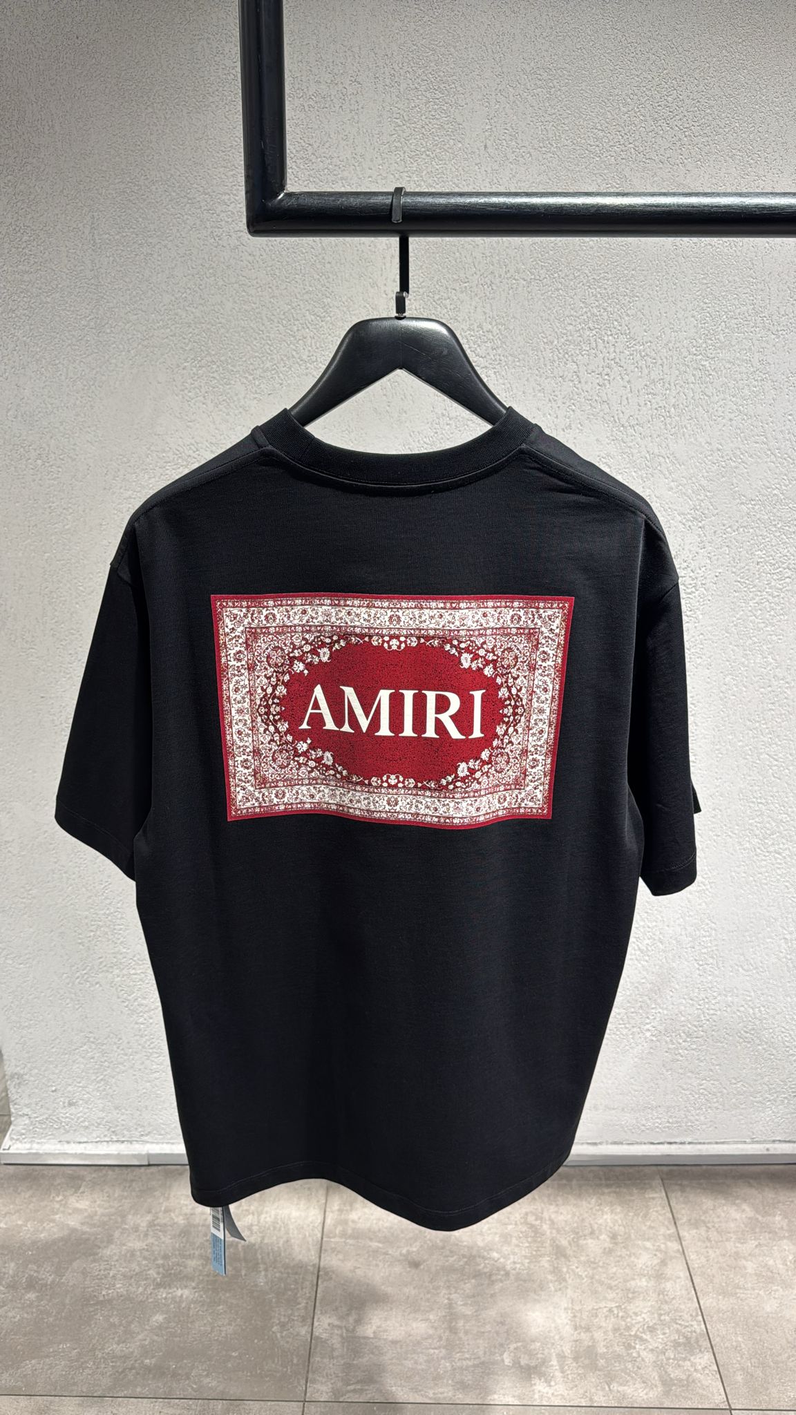 Premium Oversize Fit Tee - Black/White