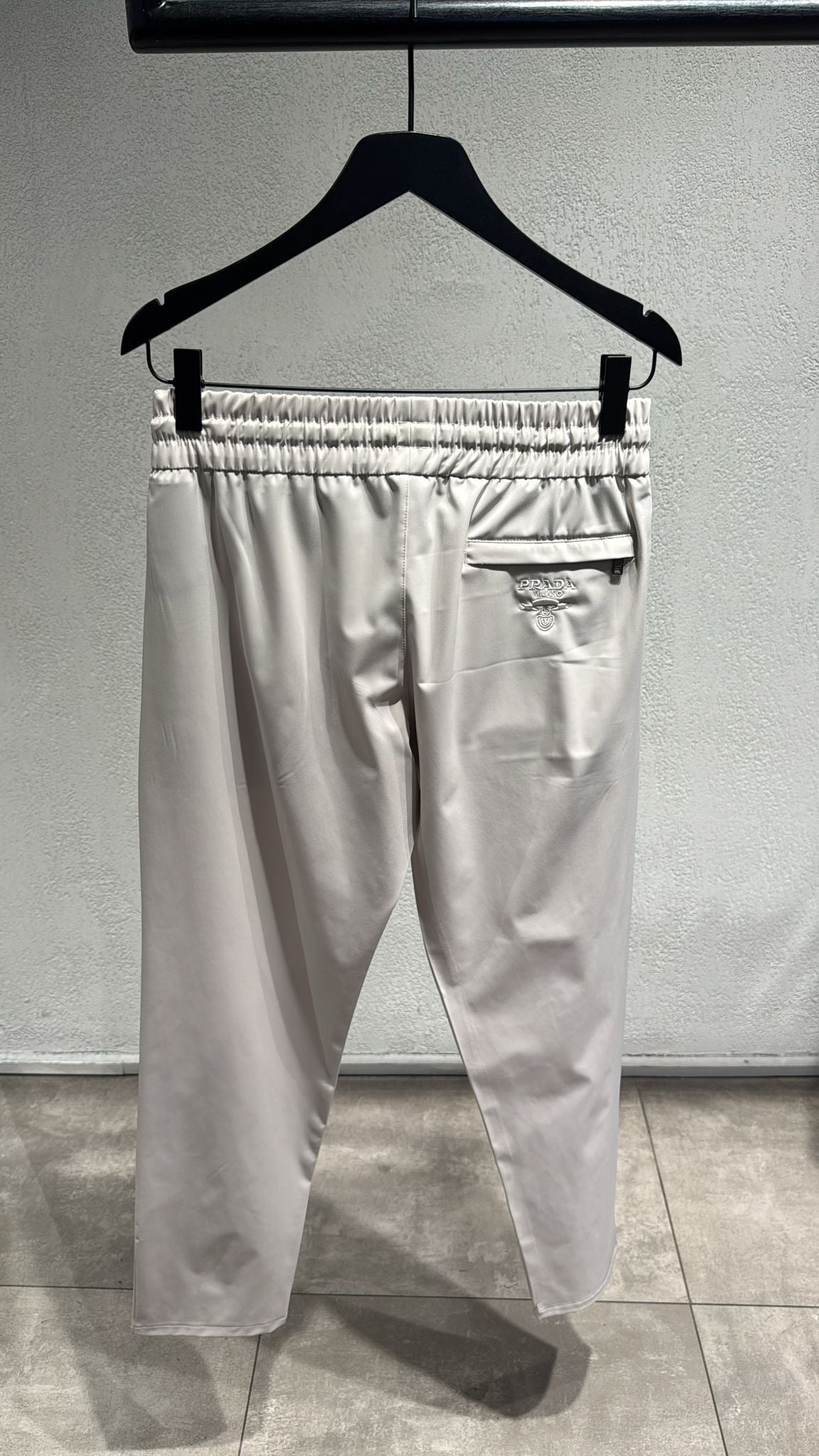 Men's Oversize Parachute Trousers - Off White