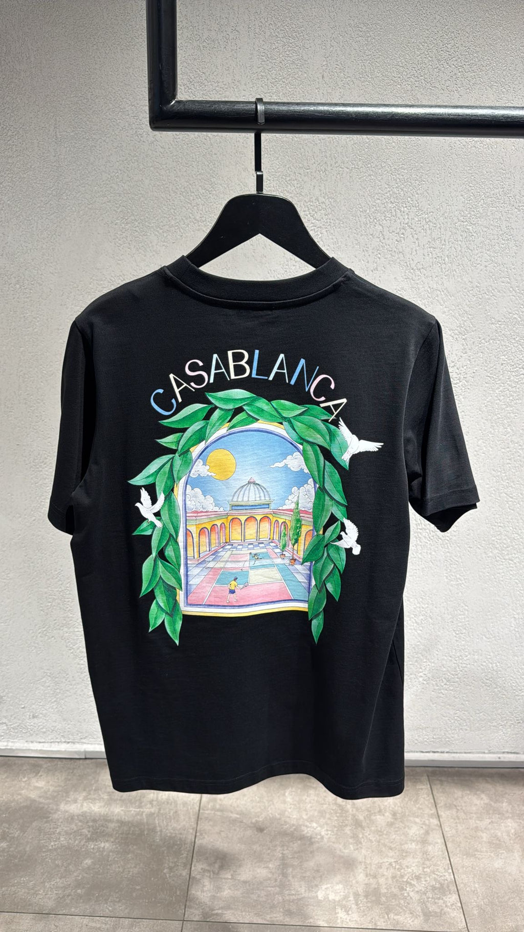 Premium Oversize Fit Tee - Black/White