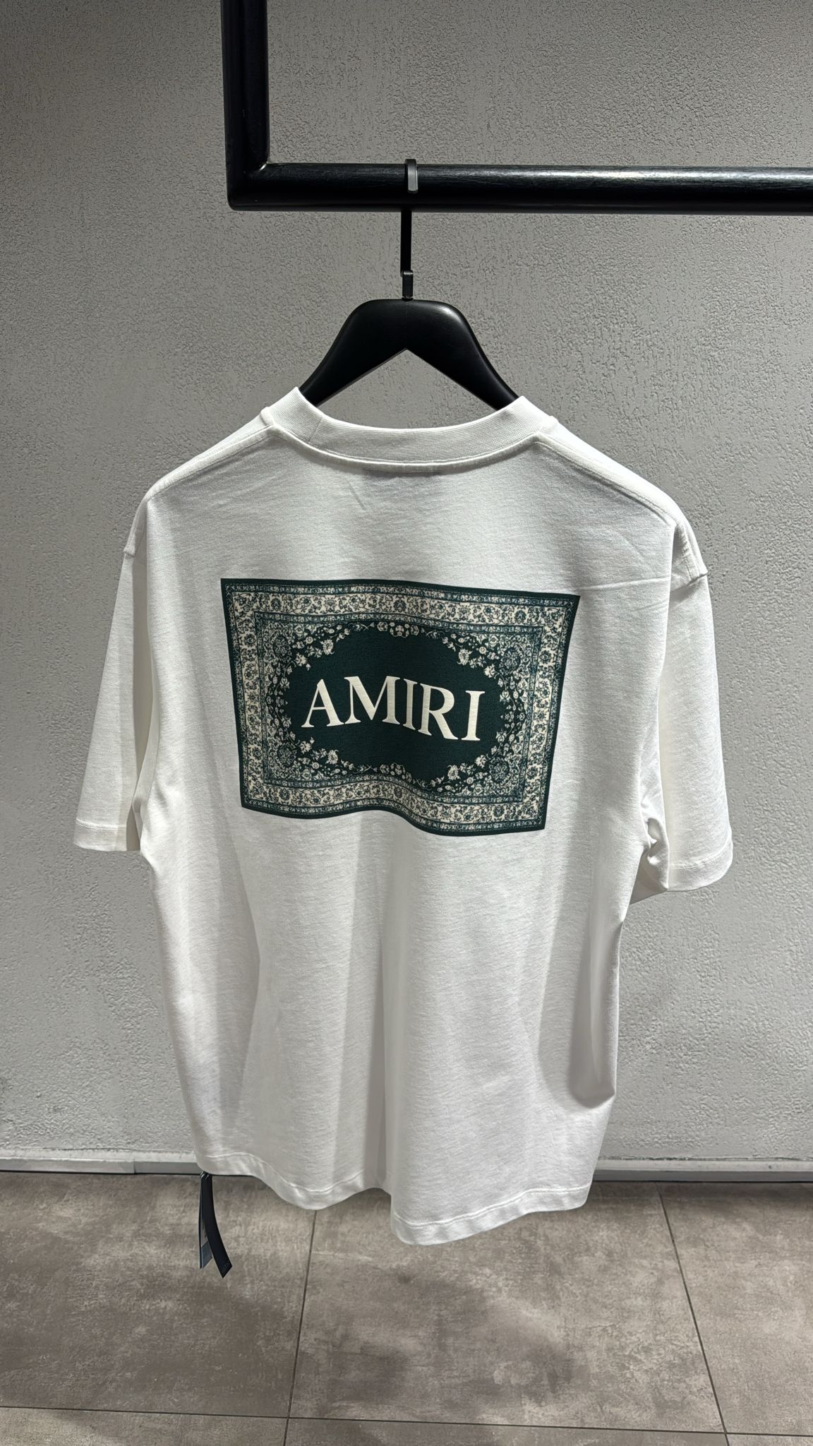 Premium Oversize Fit Tee - Black/White