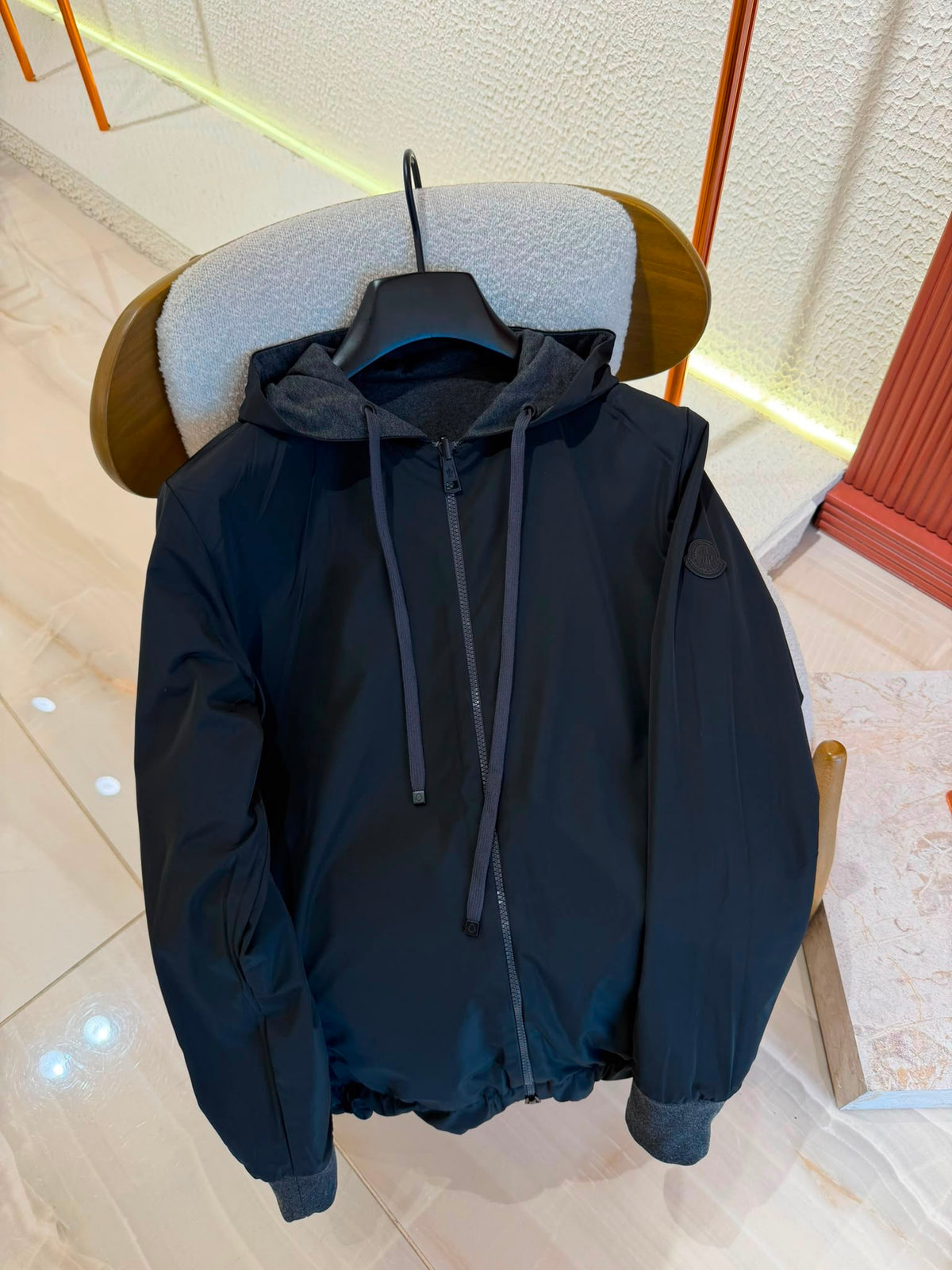 MNC Grey Reversible Zip Jacket