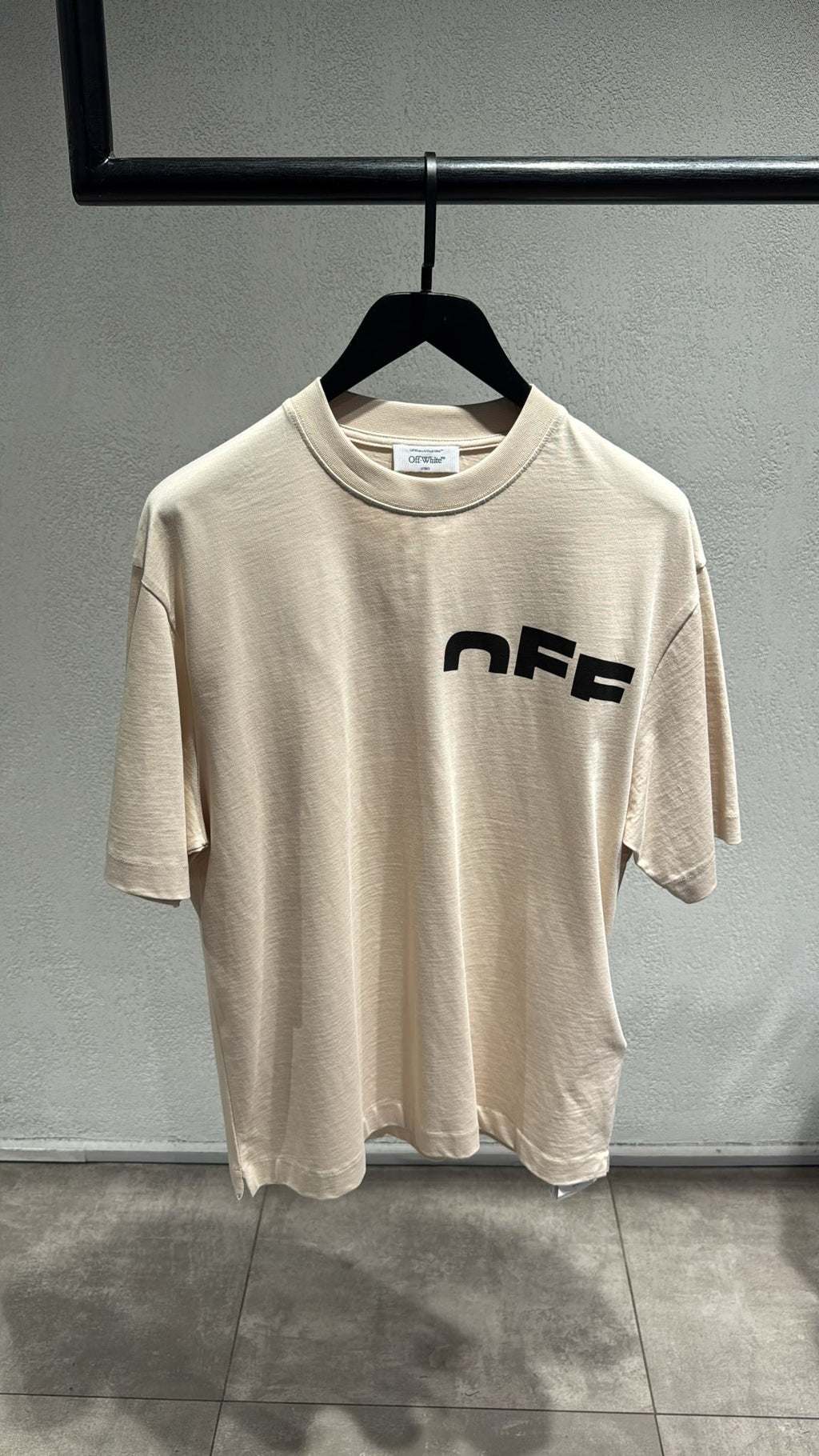 Premium Oversize Fit Tee - Cream