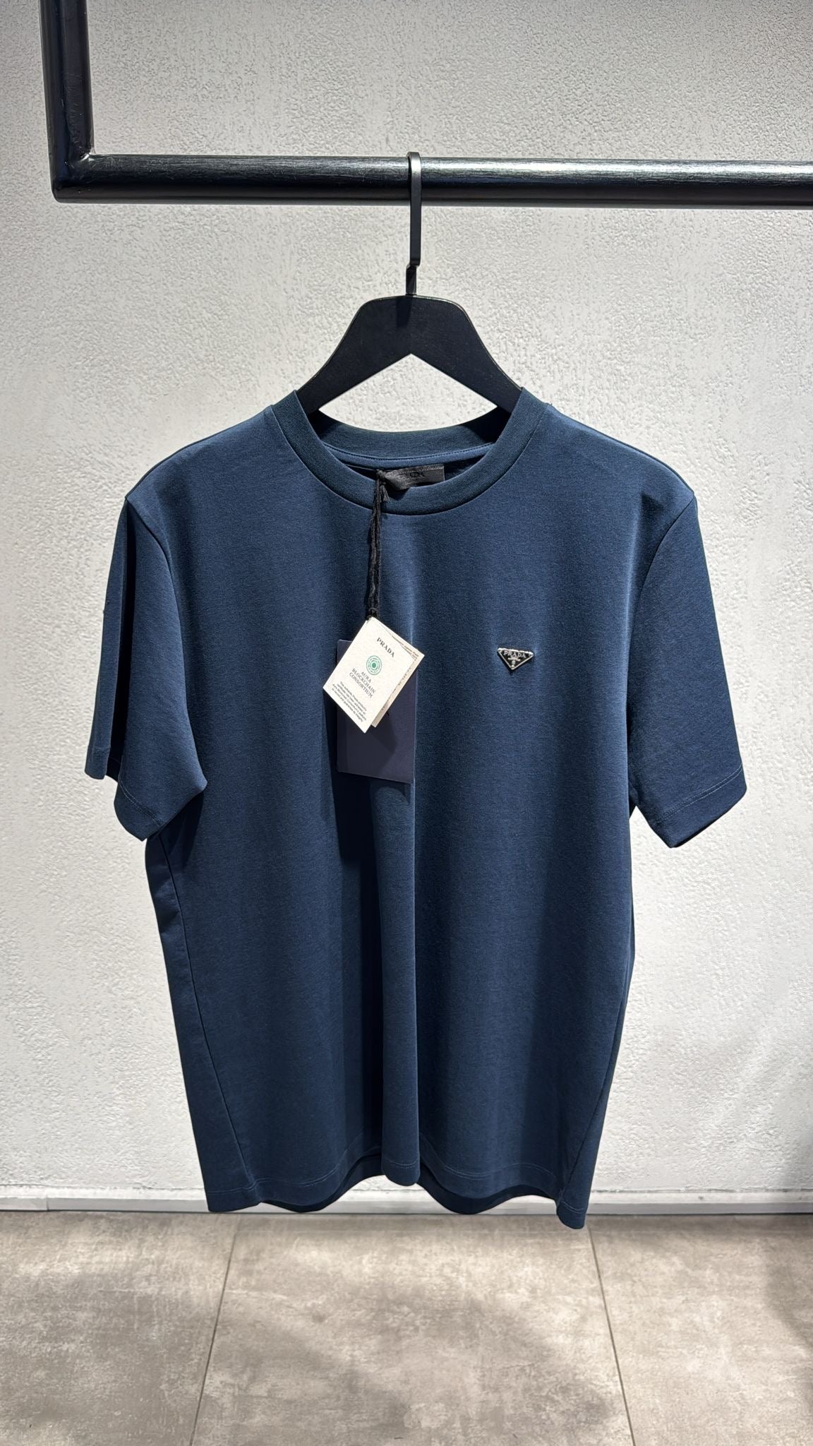 Premium Regular Fit Tee - Navy/White