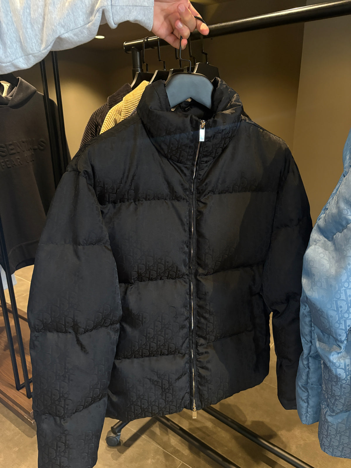 Di Black Quilted Puffer Jacket