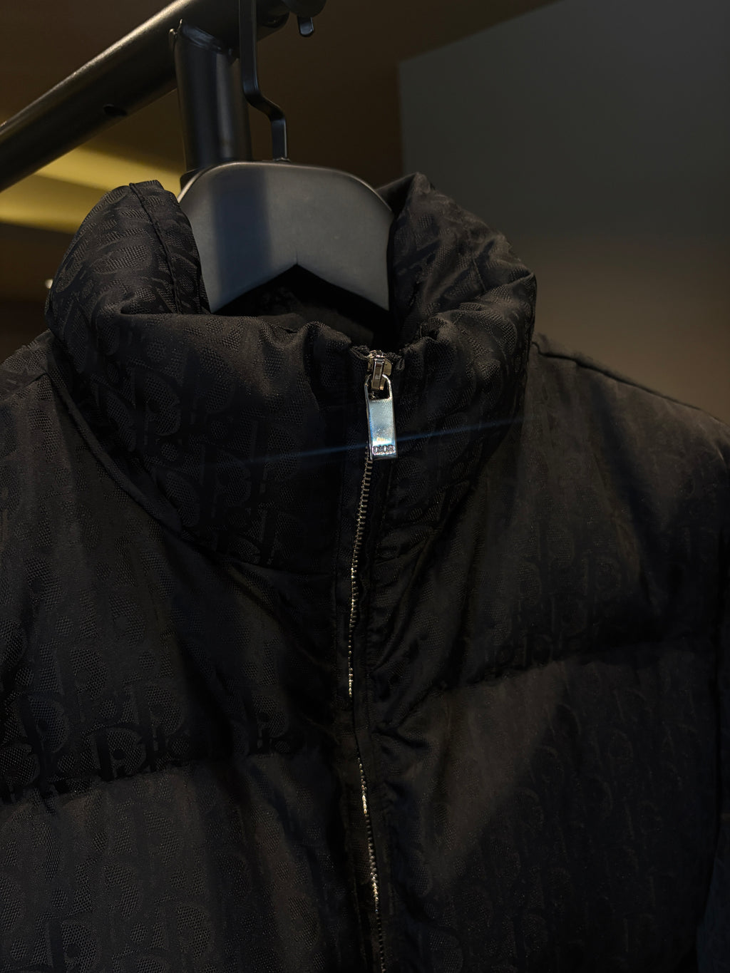 Di Black Quilted Puffer Jacket