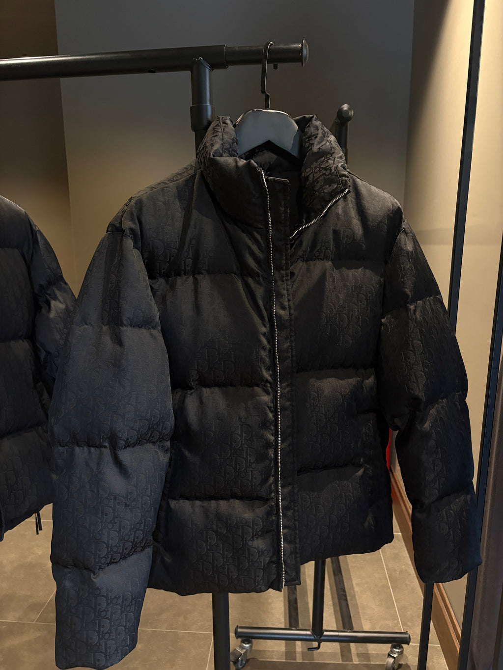 Di Black Quilted Puffer Jacket