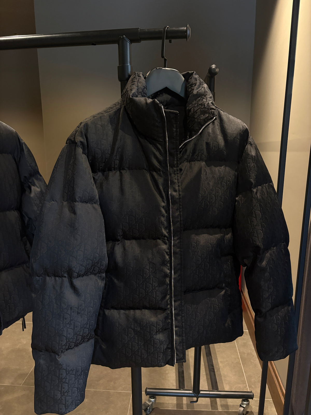 Di Black Quilted Puffer Jacket
