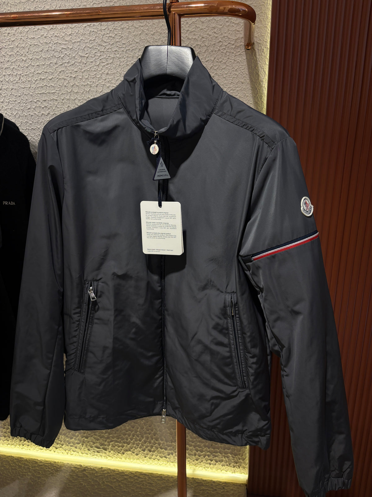 MNC Dark Grey Lightweight Zip Jacket