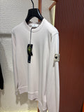SI Beige Crewneck Sweatshirt with Sleeve Badge/Double Badge