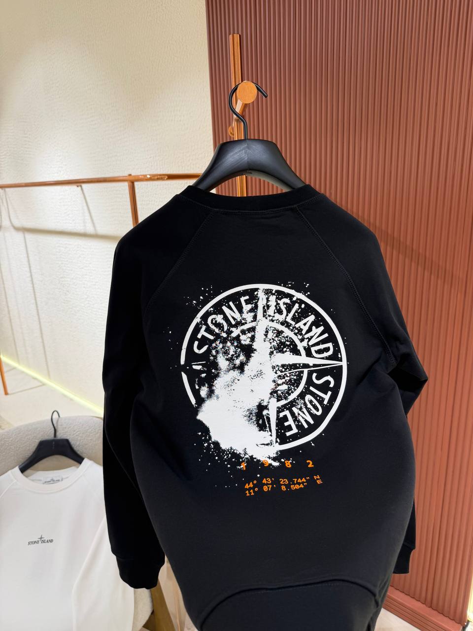 SI Black Graphic Crewneck Sweatshirt