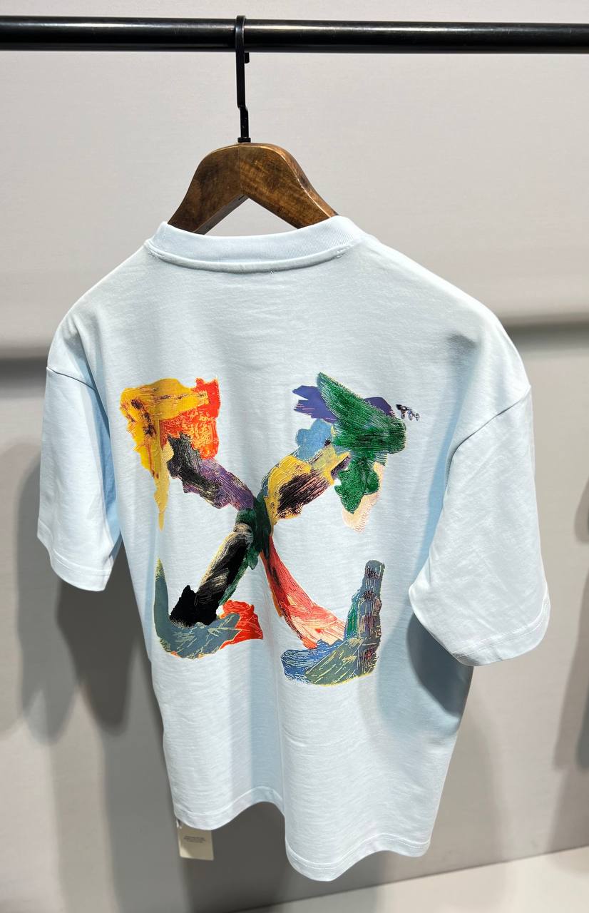 Off Premium Brushstroke Arrows Tee