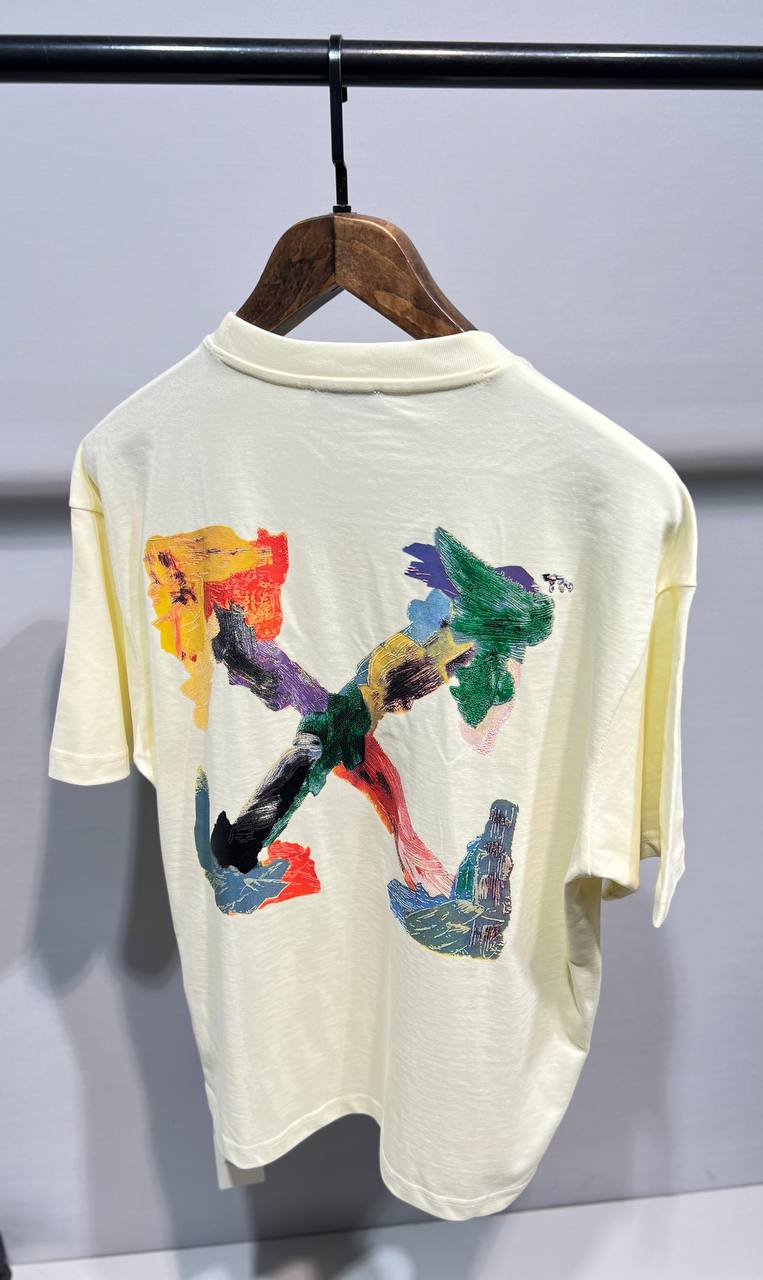 Off Premium Brushstroke Arrows Tee