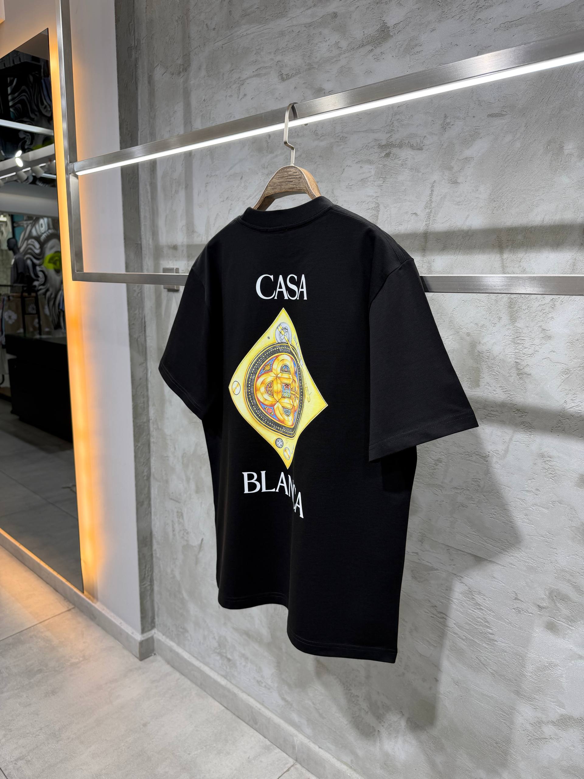 Premium Oversize Fit Tee - Black/White/Green