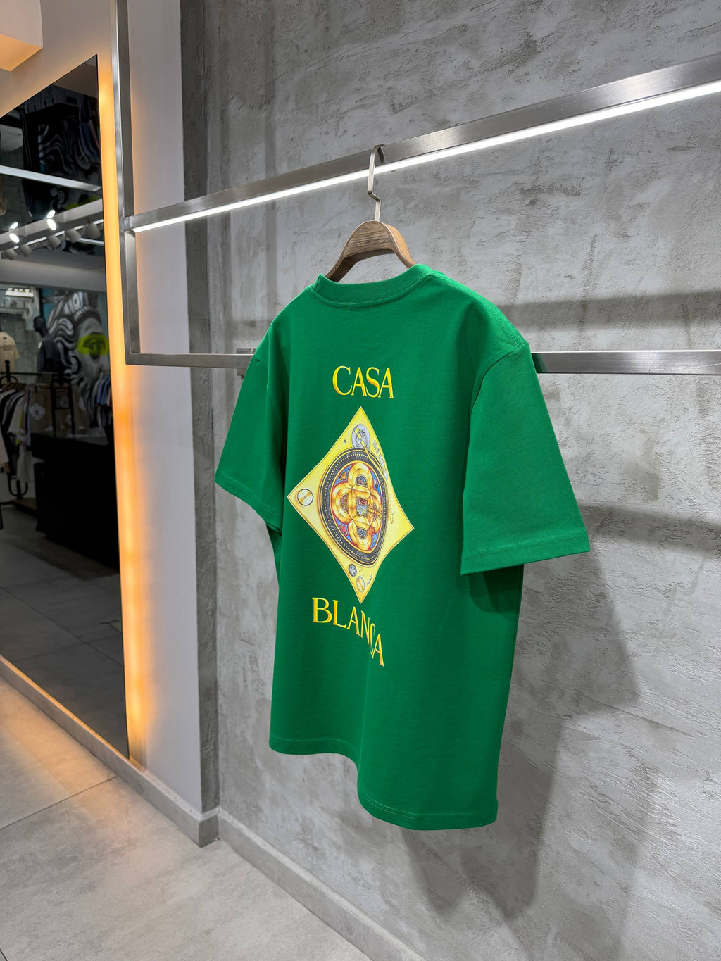Premium Oversize Fit Tee - Black/White/Green