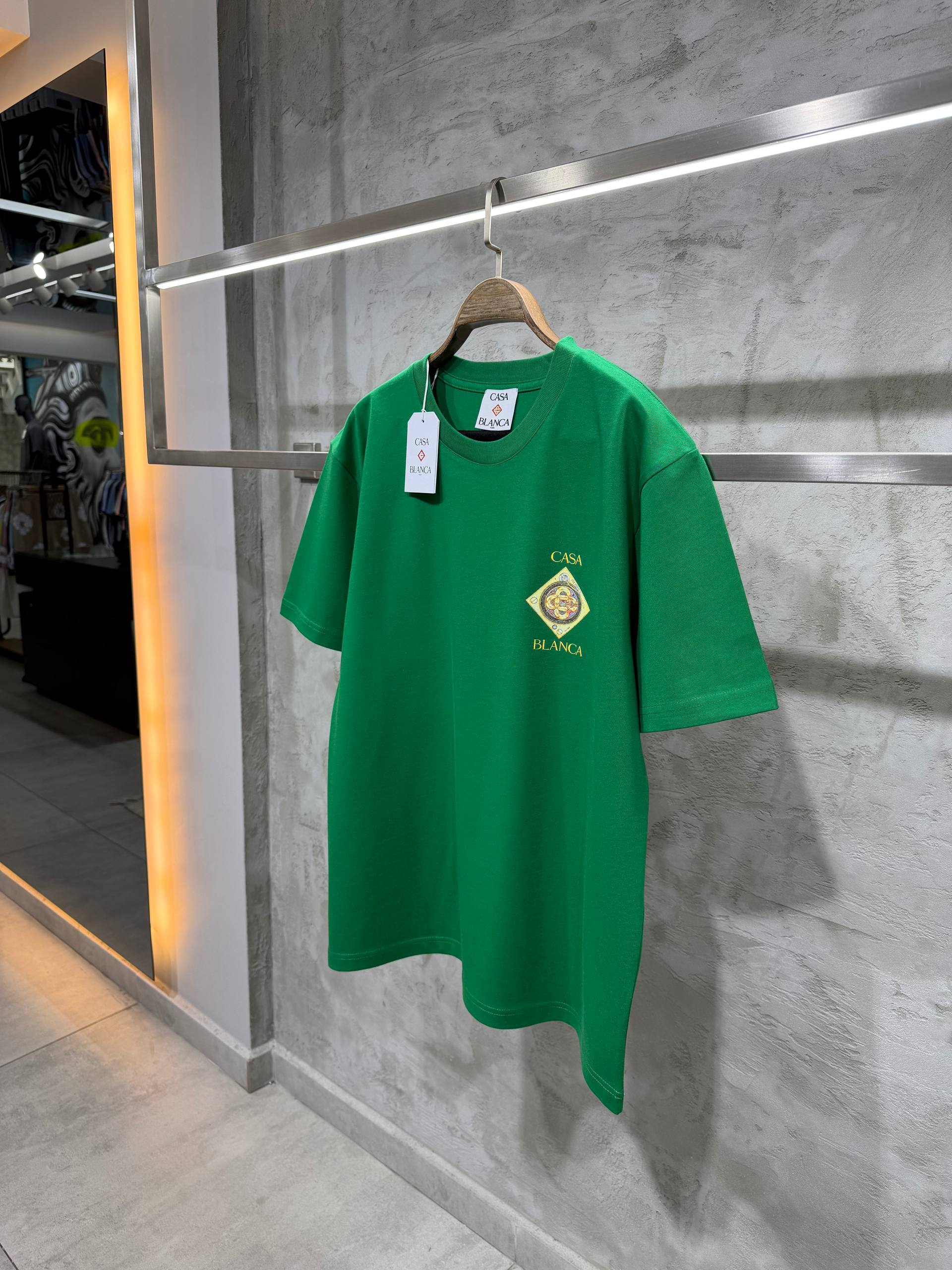 Premium Oversize Fit Tee - Black/White/Green