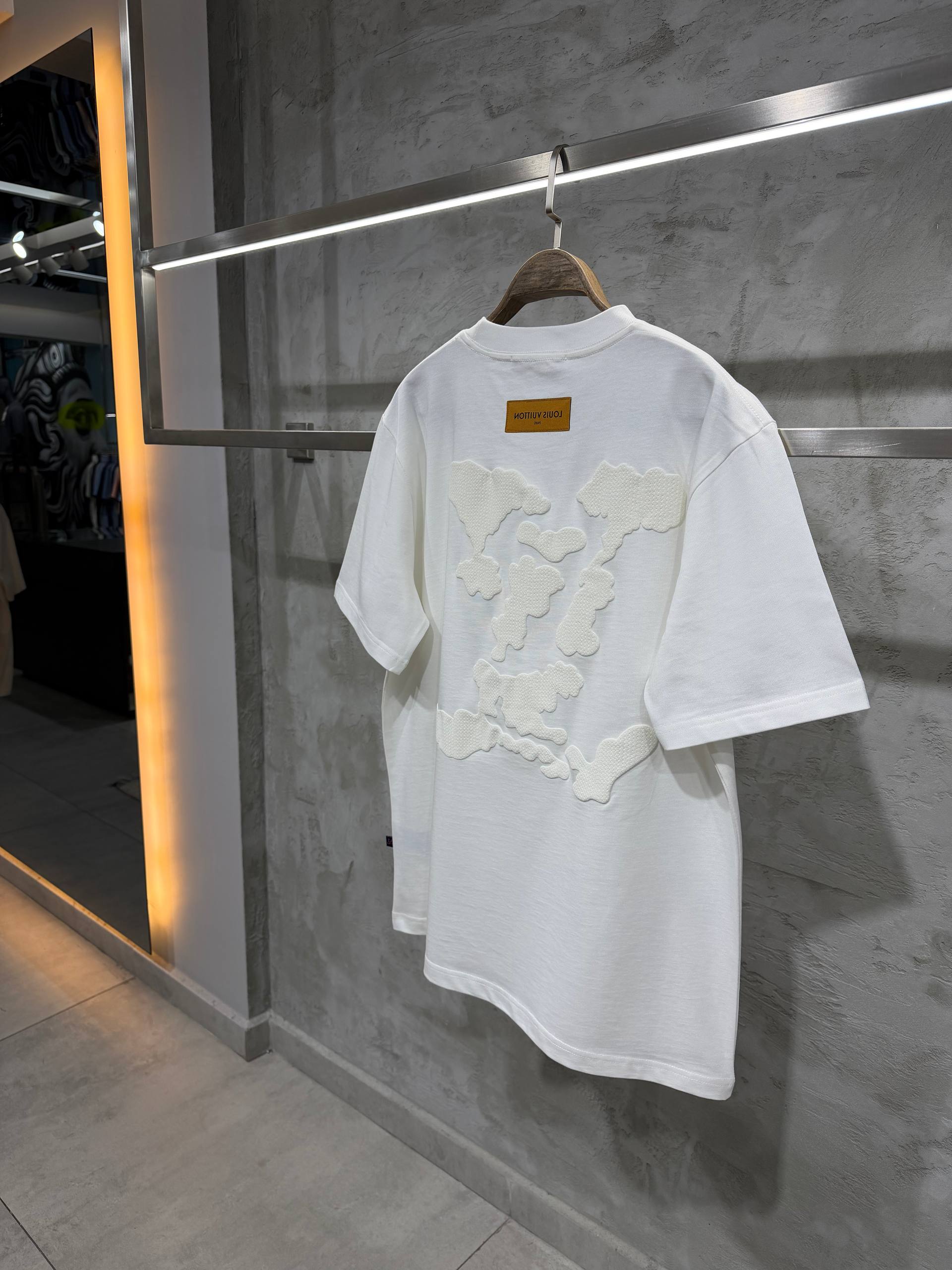 Premium Oversize Fit Tee - White/Black