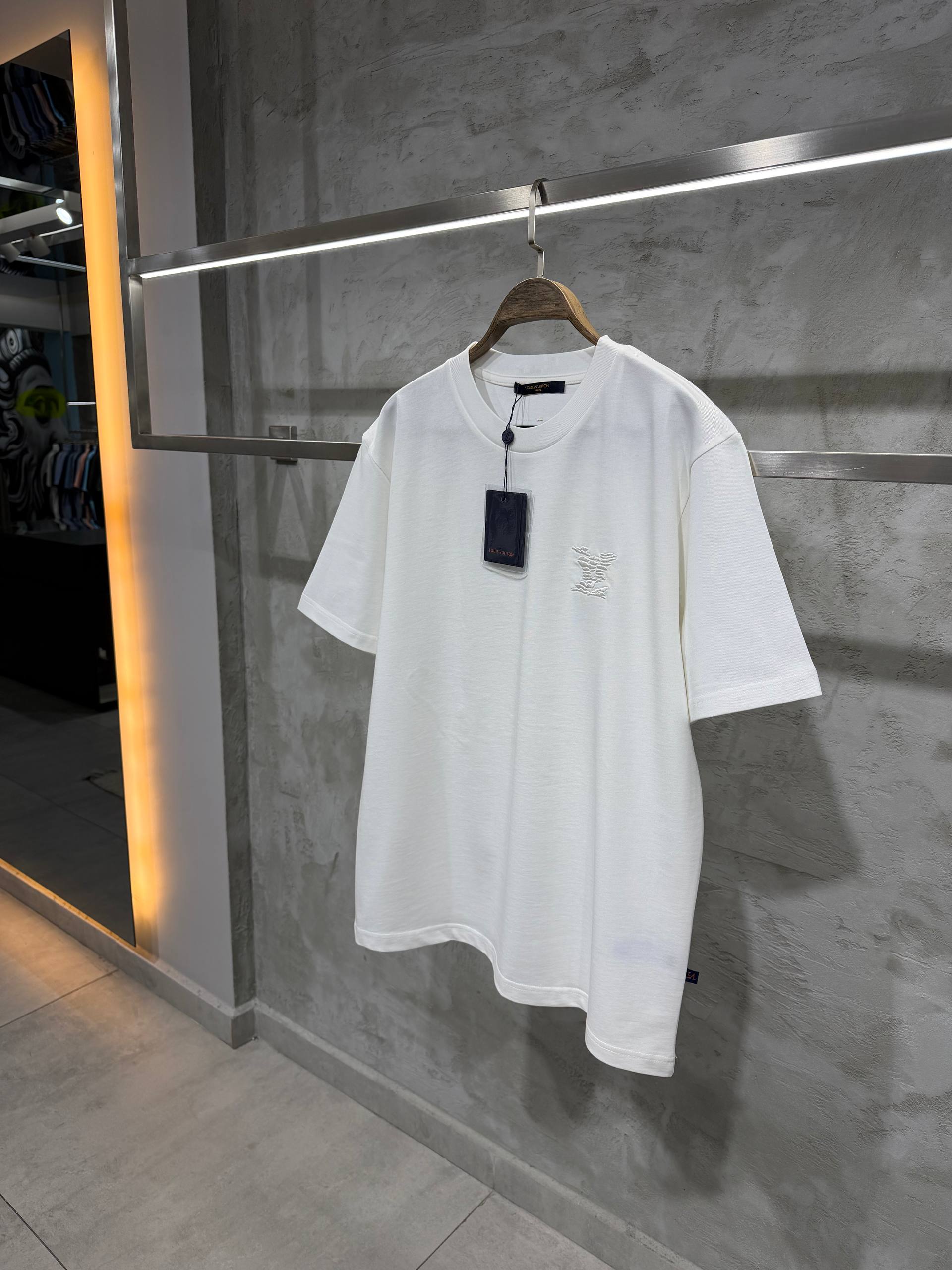 Premium Oversize Fit Tee - White/Black