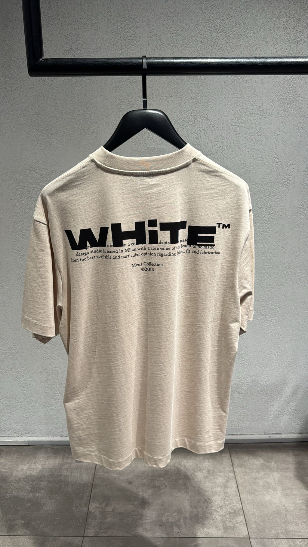 Premium Oversize Fit Tee - Cream