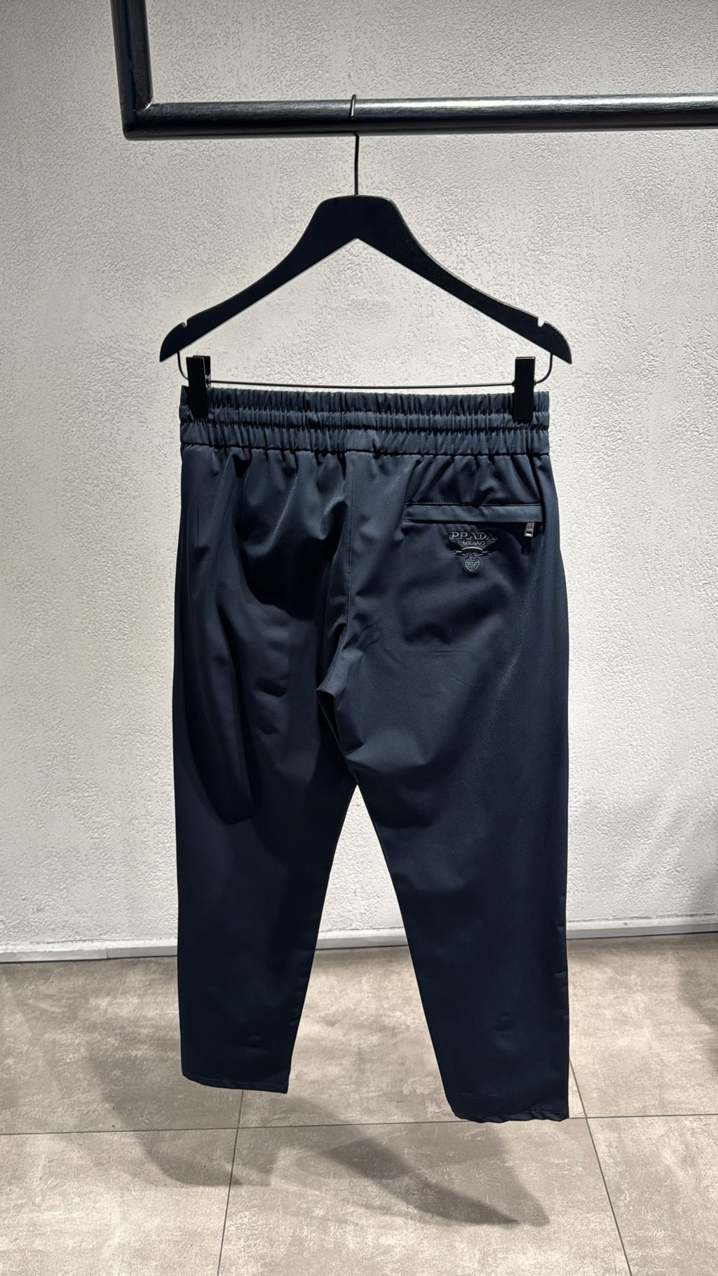 Men's Oversize Parachute Trousers - Navy Blue