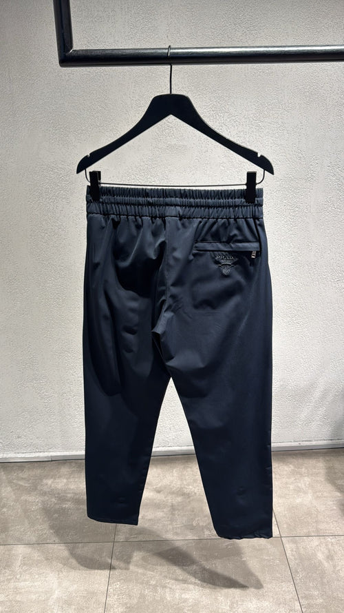 Men's Oversize Parachute Trousers - Navy Blue