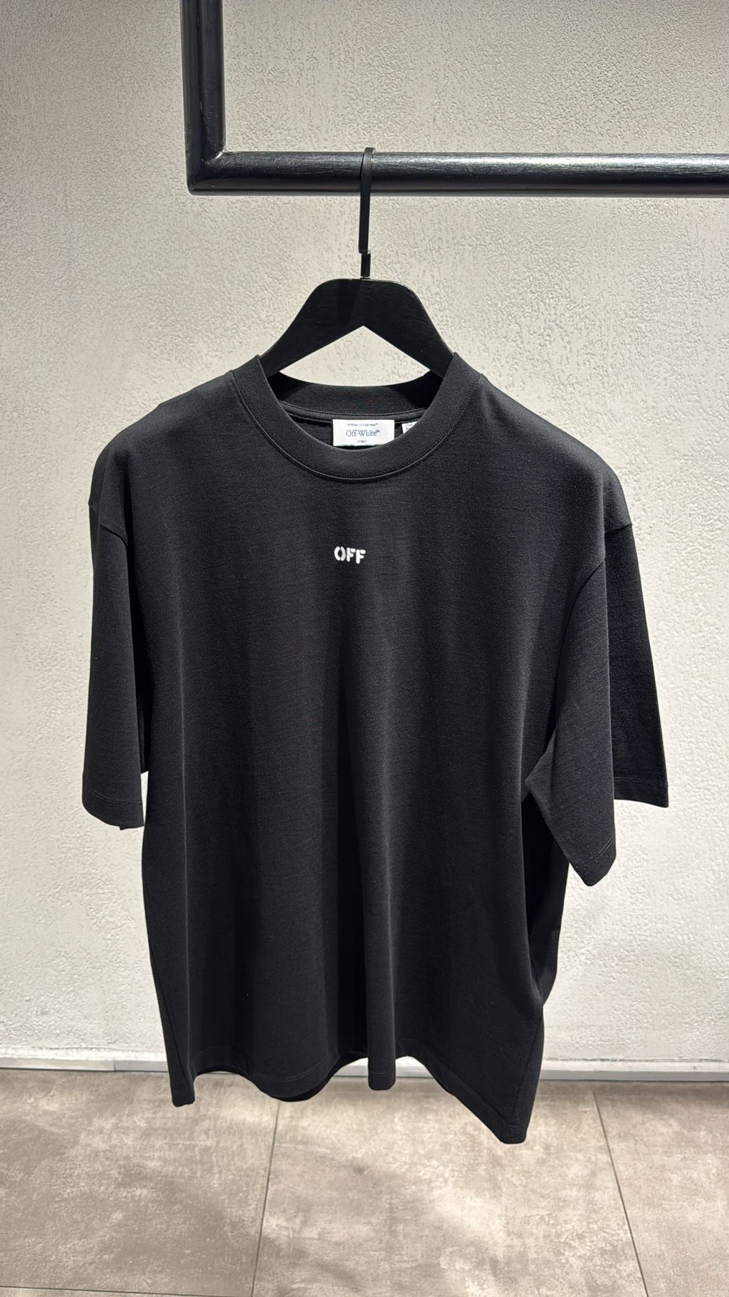 Premium Men's Oversize Fit T Shirt - Black/White