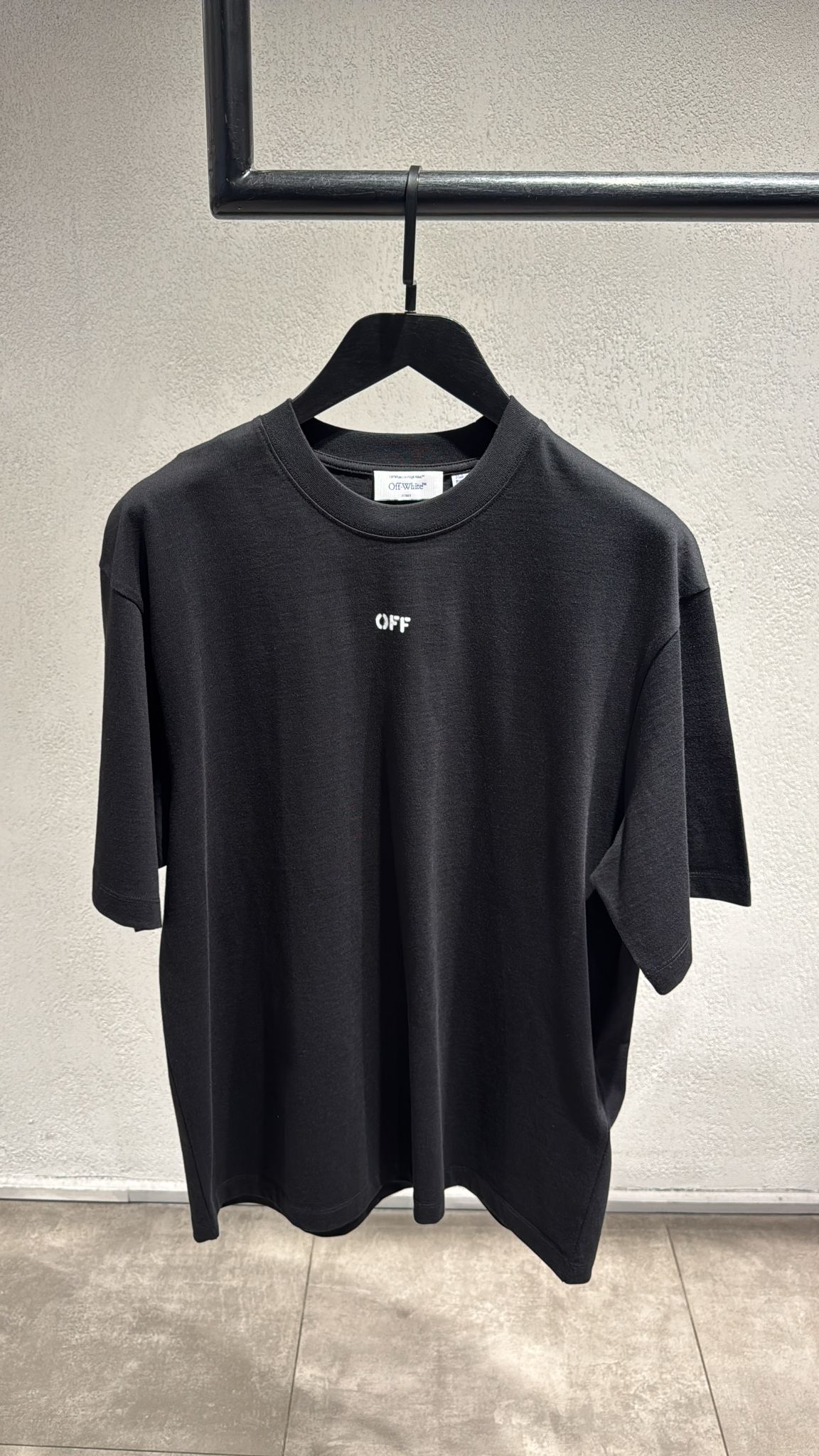 Premium Men's Oversize Fit T Shirt - Black/White